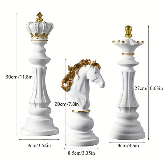 Resin chess (set of three)